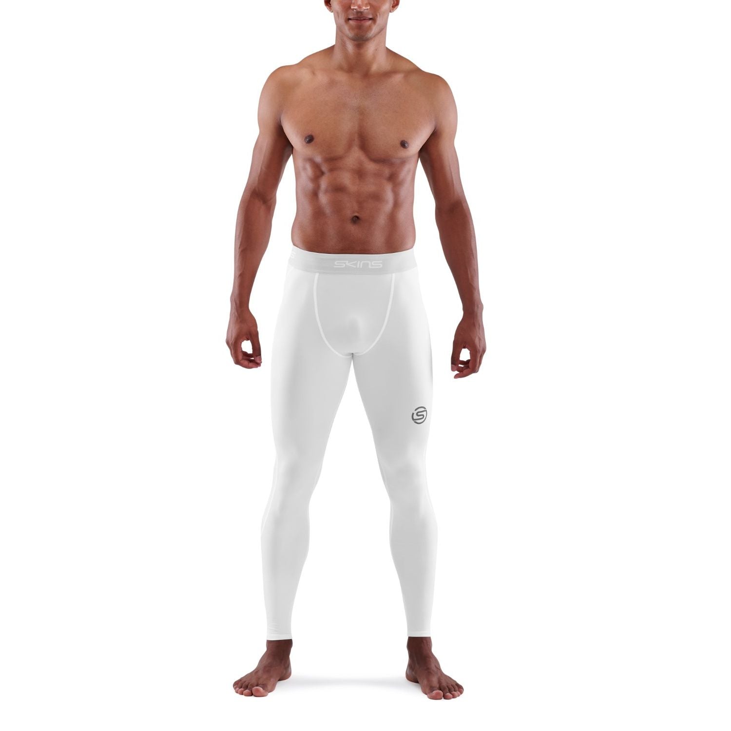 SKINS Men's Series-1 Long Tights - White – SKINS Compression NZ