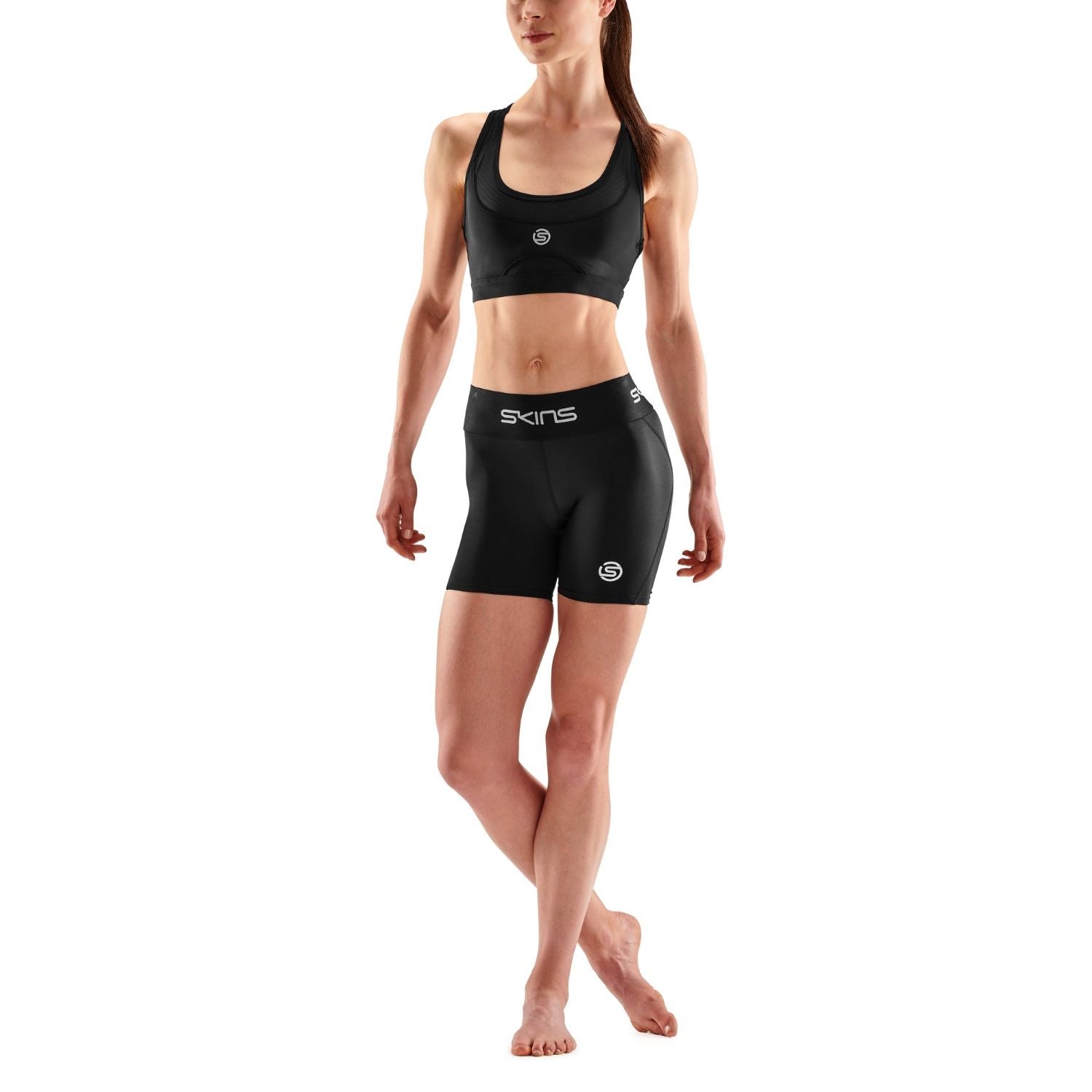 SKINS Women's Series-1 Shorts - Black – SKINS Compression NZ