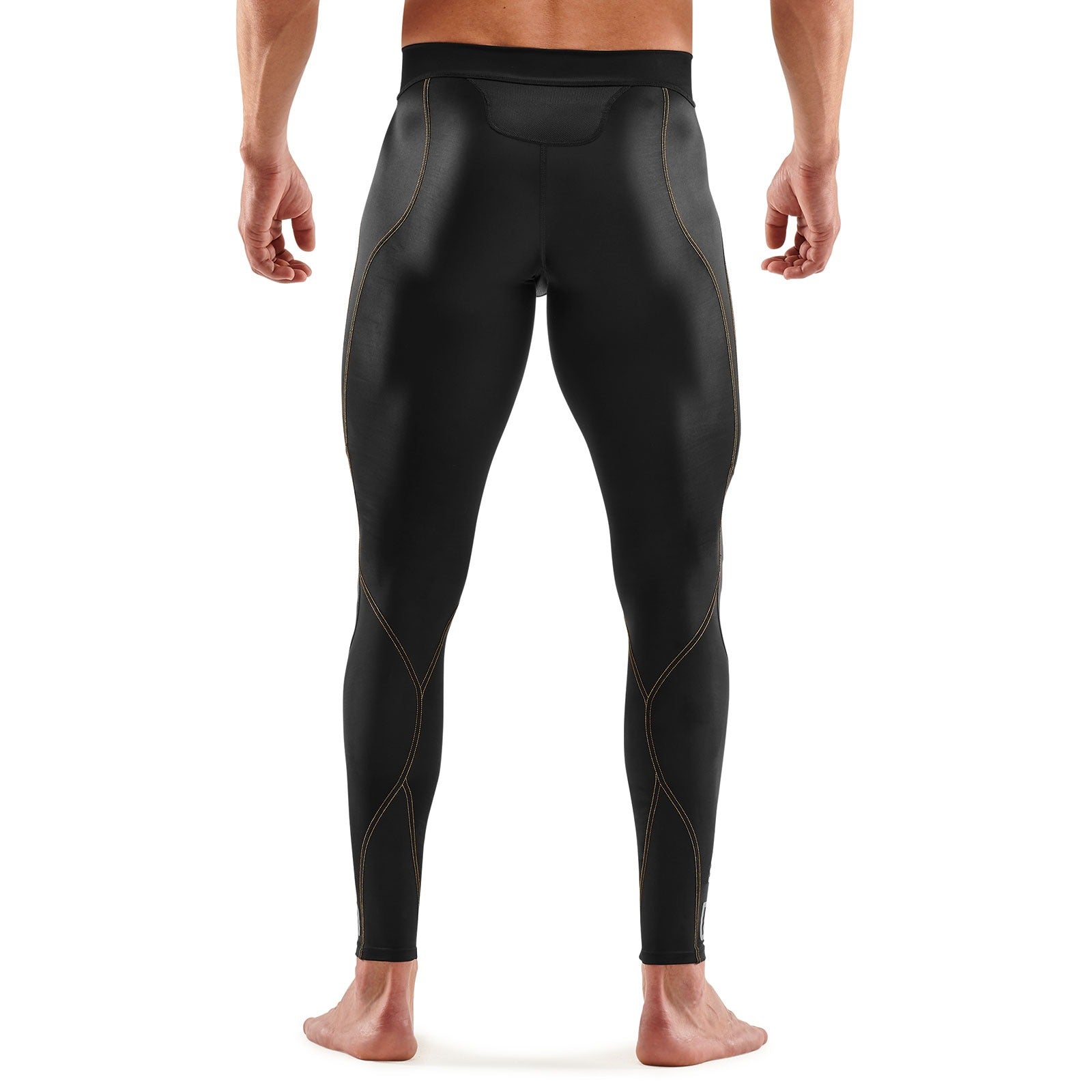 SKINS Men's 400 Long Tight - Black/Yellow – SKINS Compression NZ