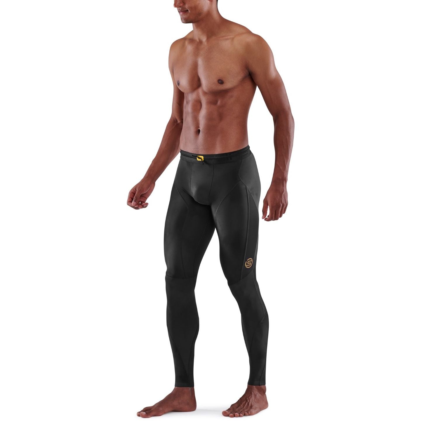 SKINS SERIES-5 MEN'S TRAVEL AND RECOVERY LONG TIGHTS NAVY BLUE