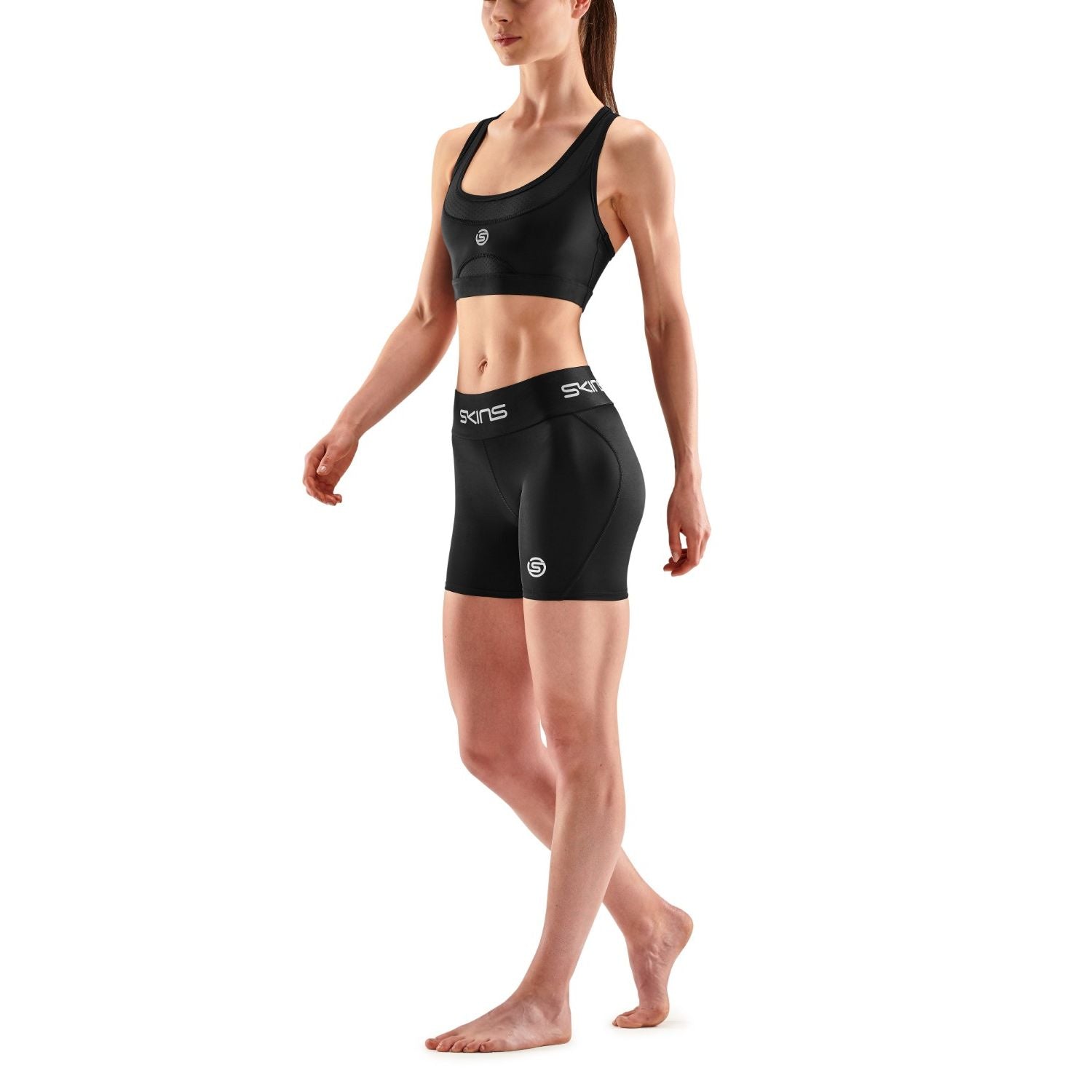 SKINS Women's Series-1 Shorts - Black – SKINS Compression NZ