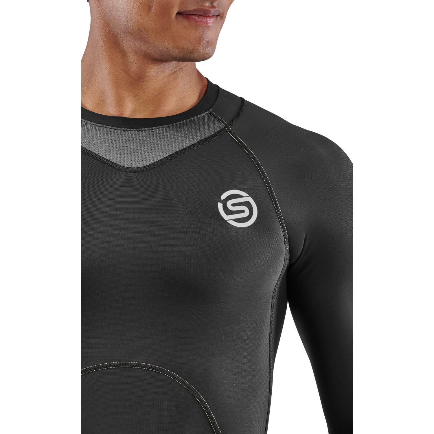 SKINS Men's Series-3 Long Sleeve Top - Black – SKINS Compression NZ