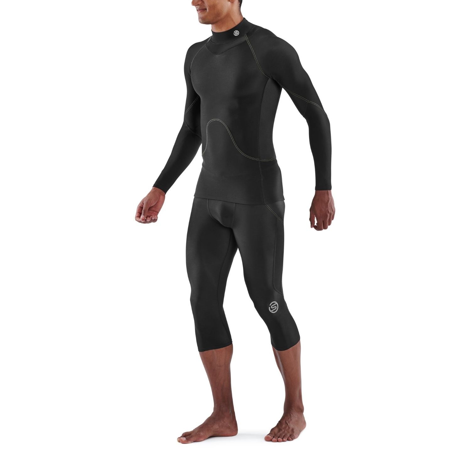 SKINS Men's Series-3 Thermal Long Sleeve Top - Black – SKINS