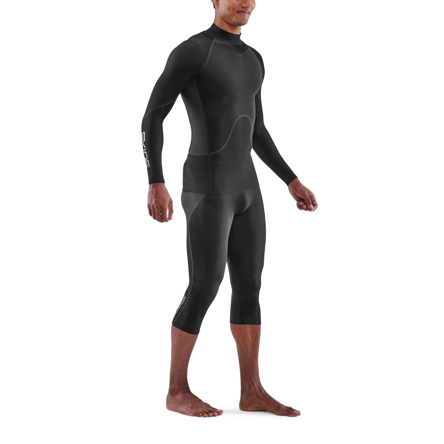 SKINS Men's Series-3 Thermal Long Sleeve Top - Black – SKINS