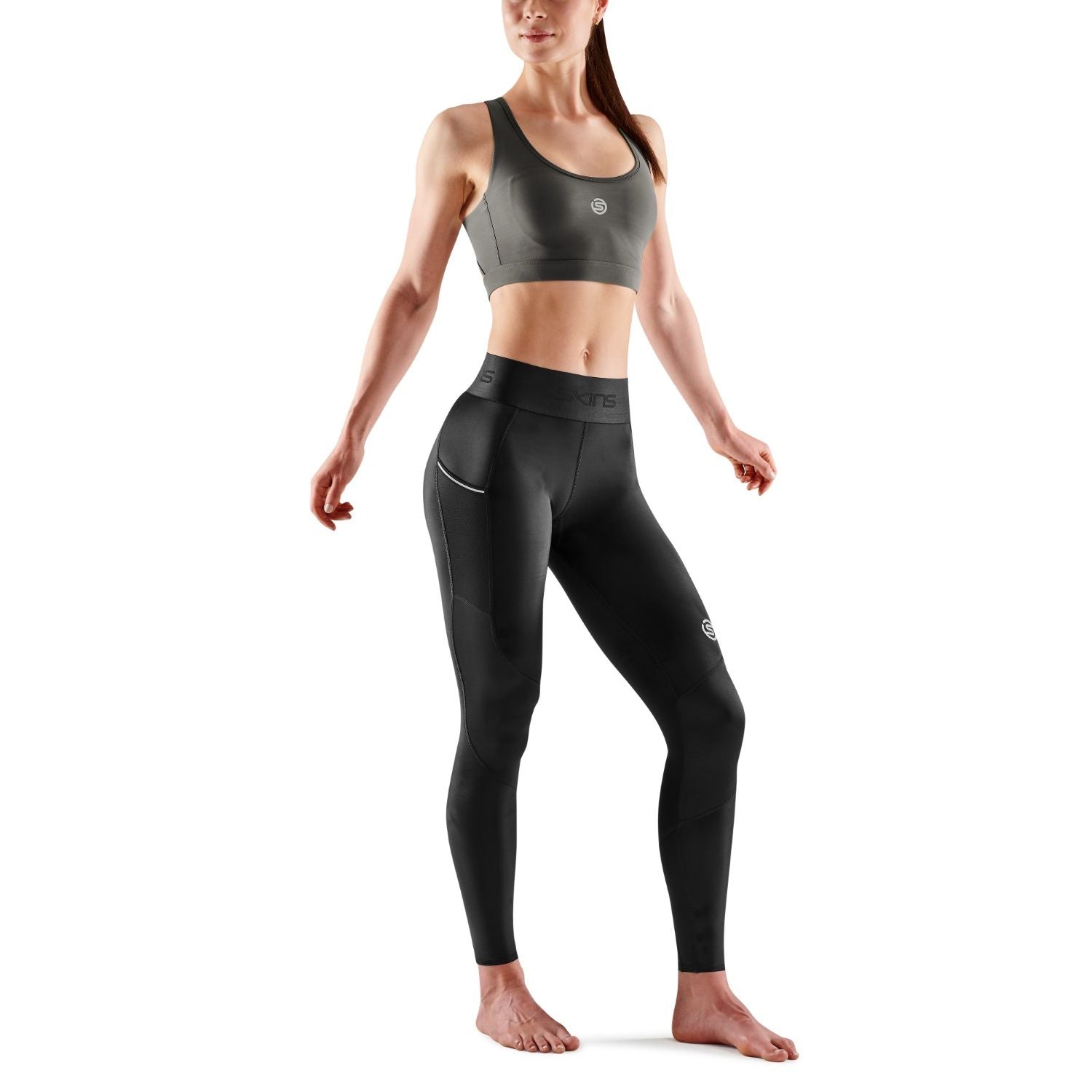 SKINS Women's Series-3 7/8 Tights - Black - PKT – SKINS Compression NZ